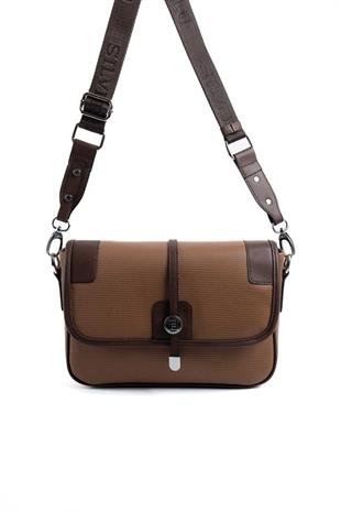 Silver & Polo SP1182 Kadın Çapraz Çanta Petek Karamel-Kahve
