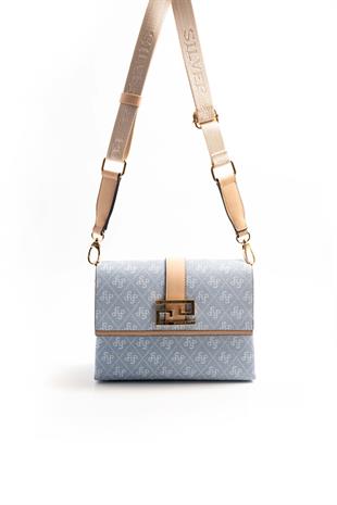 Silver & Polo Mavi - Ten SP1009 Kadın Çapraz Çanta
