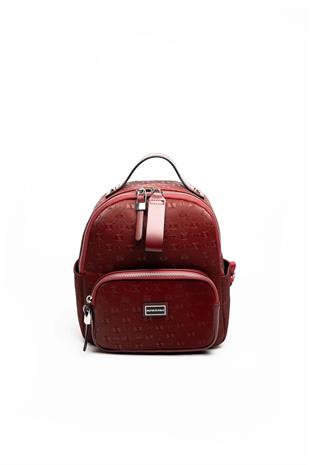 Silver Polo SP1130 Kadın Sırt Çantası Fashion Bordo-Bordo