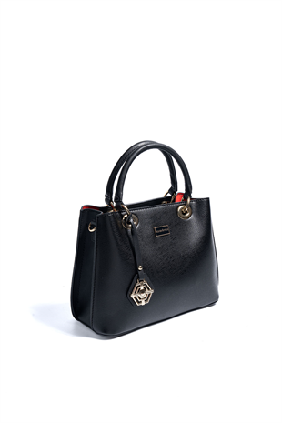 Silver & Polo SP1272 Kadın El Çantası Düz Siyah