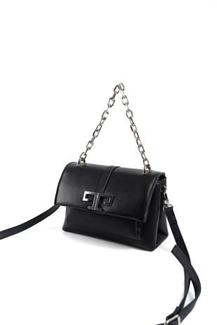 Silver & Polo Siyah SP1148 Kadın Çapraz Çanta