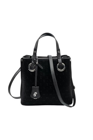 Silver & Polo SP975 Kadın El Çantası Fashion Siyah-Siyah