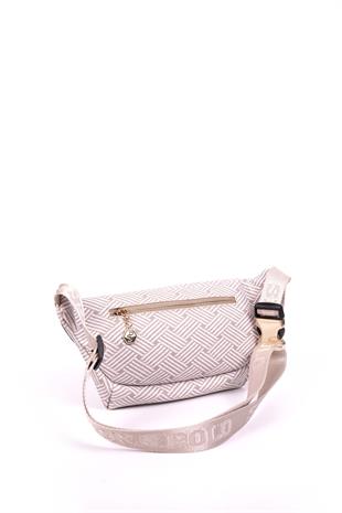 Silver & Polo Bej - Kum SP1192 Kadın Bel Çantası