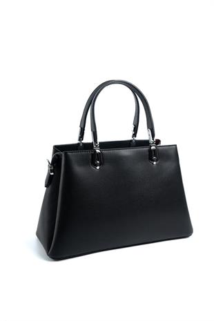 Silver & Polo SP1253 Kadın El Çantası Düz Siyah