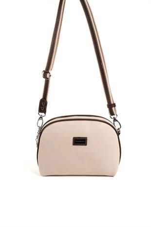Silver & Polo Bej - Kahve SP765 Kadın Çapraz Çanta