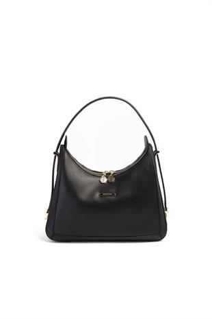 Silver Polo SP1187 Kadın Omuz Çantası Düz Siyah-Siyah