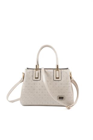 Silver & Polo Bej - S.Bej SP1000 Kadın El Çantası
