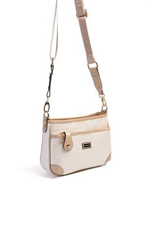 Silver & Polo SP1160 Kadın Çapraz Çanta Logolu Sedef-S.Nut