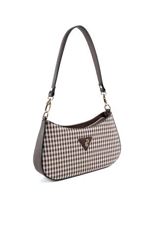 Silver & Polo Kahve Sarı - Kahve SP1251 Kadın Omuz Çantası