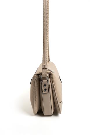 Silver & Polo Kum Bej SP784 Kadın Çapraz Çanta