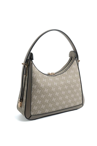 Silver Polo SP1187 Kadın Omuz Çantası Monogram Y.Yeşil-Y.Yeşil