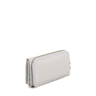 Silver & Polo SP846 Kadın Cüzdan & Kartlık Logolu Beyaz-Beyaz