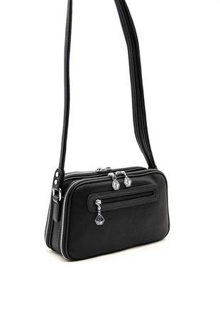 Silver & Polo SP899 Kadın Çapraz Çanta Petek Siyah