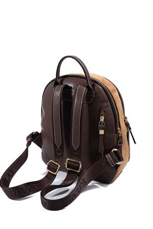 Silver & Polo SP1265 Kadın Sırt Çantası Süet Taba-Kahve