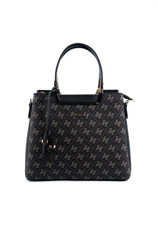 Silver & Polo Füme - Siyah SP969 Kadın El Çantası