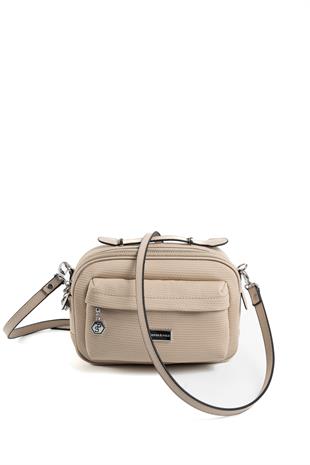 Silver & Polo Kum Bej SP1186 Kadın Çapraz Çanta