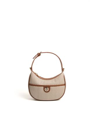 Silver & Polo Bej - Taba SP1194 Kadın Omuz Çantası