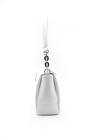 Silver & Polo SP910 Kadın Çapraz Çanta Düz Beyaz