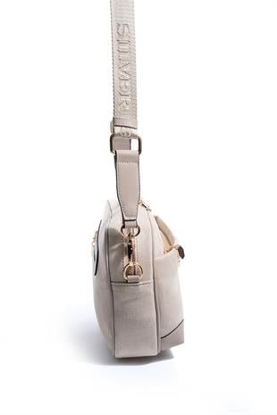 Silver & Polo SP1094 Kadın Çapraz Çanta Süet Bej-Kum