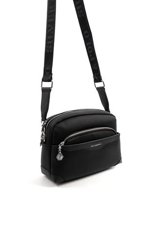 Silver & Polo Siyah SP1201 Kadın Çapraz Çanta