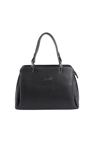 Silver & Polo SP972 Kadın El Çantası Düz Siyah