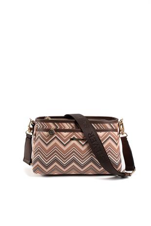 Silver & Polo Nut - Kahve SP1184 Kadın Çapraz Çanta