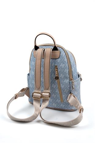 Silver & Polo Mavi - Ten SP1161 Kadın Sırt Çantası