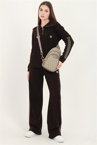 Silver & Polo Yeşil SP959 Kadın Vücut Çantası