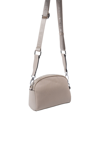Silver Polo SP1144 Kadın Çapraz Çanta Petek Kum Beji-Kum Beji