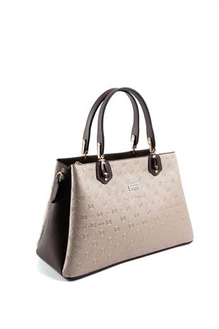 Silver & Polo Nut - Kahve SP1253 Kadın El Çantası