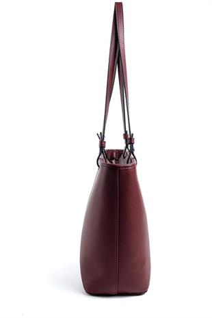Silver & Polo SP1204 Kadın Omuz Çantası Düz Bordo