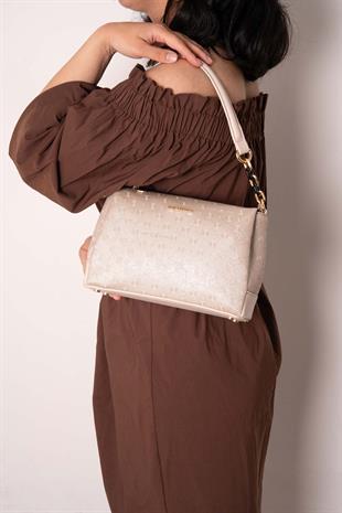 Silver & Polo Bej SP910 Kadın Çapraz Çanta