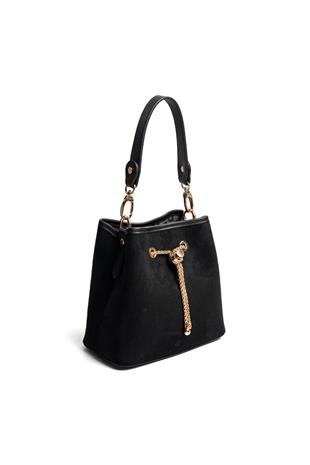 Silver & Polo SP1266 Kadın Çapraz Çanta Süet Siyah