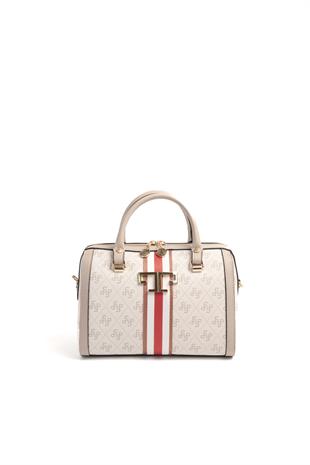 Silver & Polo Bej - Kum SP1091 Kadın El Çantası