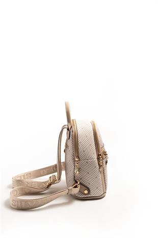 Silver & Polo SP983 Kadın Sırt Çantası Ç.Örgü Bej-Kum