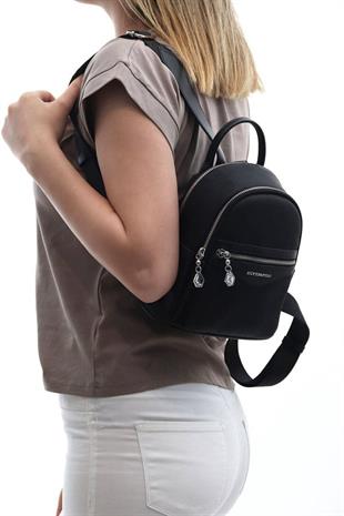 Silver & Polo SP983 Kadın Sırt Çantası Petek Siyah