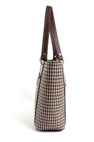 Silver & Polo Kahve Sarı - Kahve SP1176 Kadın Omuz Çantası