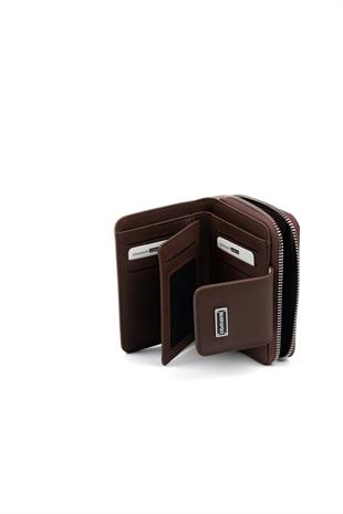 Silver & Polo Bej - Kahve SP935 Kadın Cüzdan & Kartlık