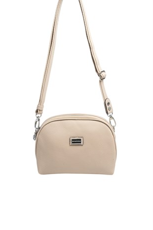 Silver & Polo SP765 Kadın Çapraz Çanta Petek Kum Beji