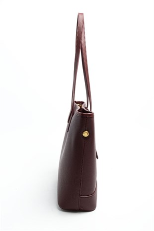 Silver Polo SP1243 Kadın Omuz Çantası Mini Rolax Bordo-Bordo