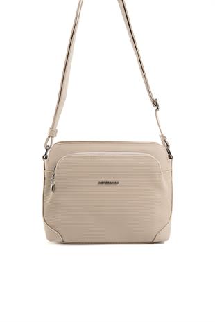 Silver & Polo Kum Bej SP364 Kadın Çapraz Çanta