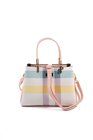 Silver & Polo Lila - Pembe SP1098 Kadın El Çantası