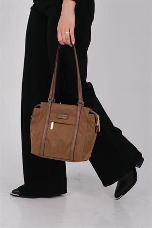 1215 Kadın Omuz Çantası  Tütün-Kahve