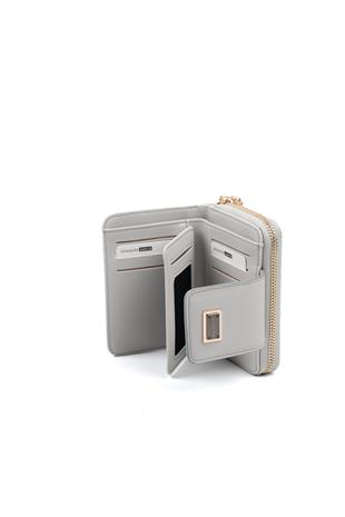 Silver & Polo Beyaz - A.gri SP935 Kadın Cüzdan & Kartlık