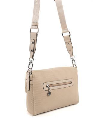 Silver & Polo Kum Bej SP963 Kadın Çapraz Çanta