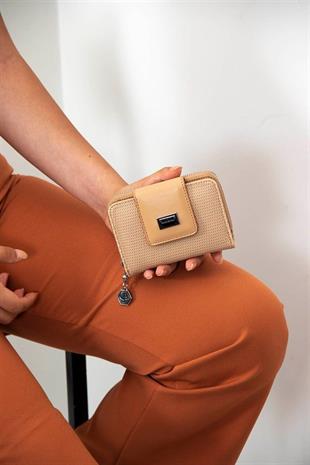 Silver & Polo SP935 Kadın Cüzdan & Kartlık Petek Nut