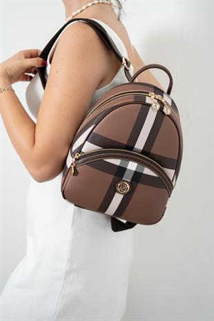 Silver & Polo Koyu Kahve SP945 Kadın Sırt Çantası