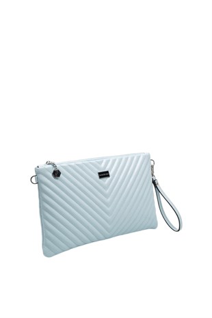 Silver & Polo SP1034 Kadın Portföy & Clutch Crash Mavi-Mavi