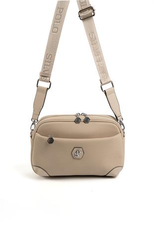 Silver & Polo Kum Bej SP1094 Kadın Çapraz Çanta