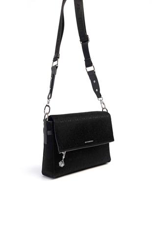 Silver & Polo Siyah - Siyah SP963 Kadın Çapraz Çanta